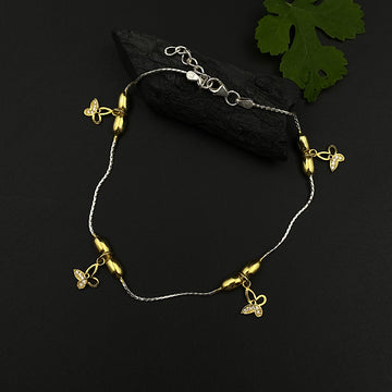 Butterfly Gold Plated Anklet